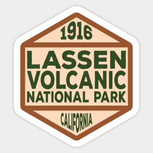 Lassen Volcanic National Park badge Sticker